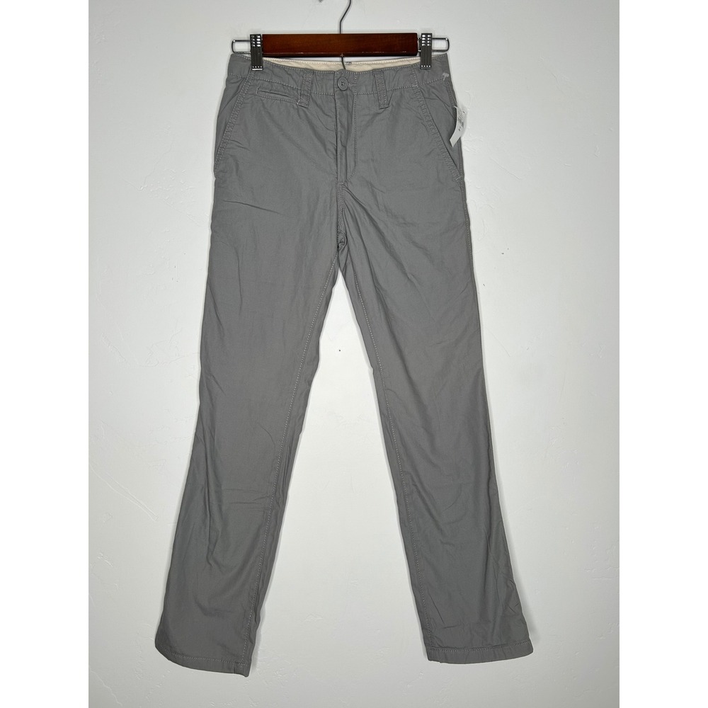 Gap Kids Gray Cotton Fleece Lined Pants Size 12 SLIM NWT‎ Fall Winter Outdoors
